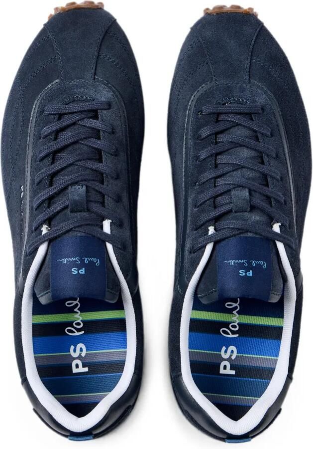 PS Paul Smith Haskell suède sneakers met logoprint Blauw - Foto 3