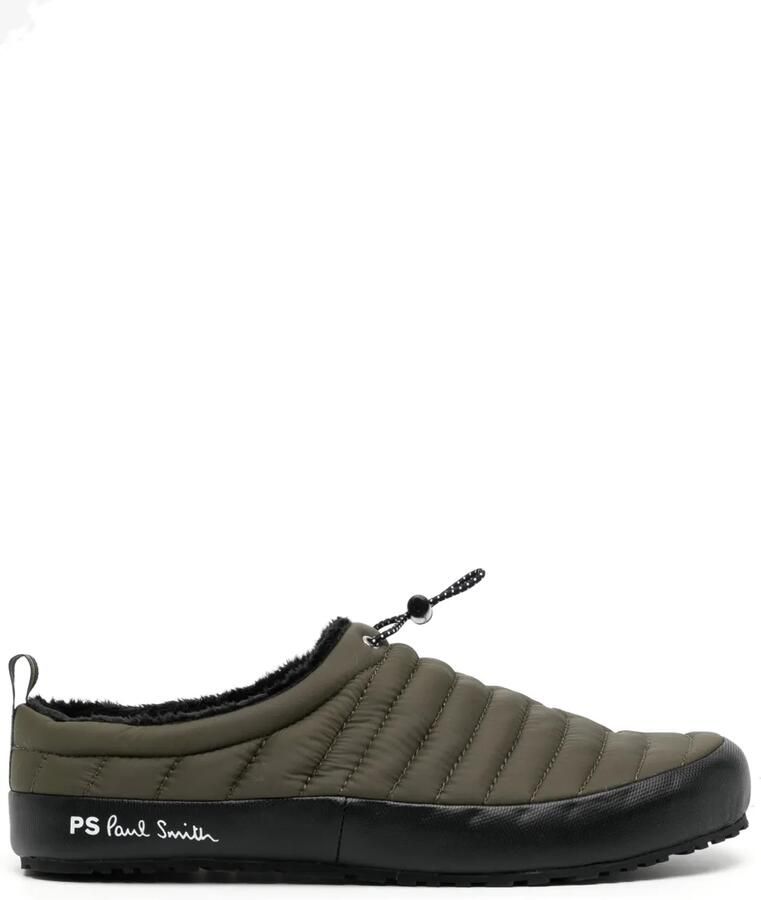PS Paul Smith Larsen gewatteerde slippers Groen