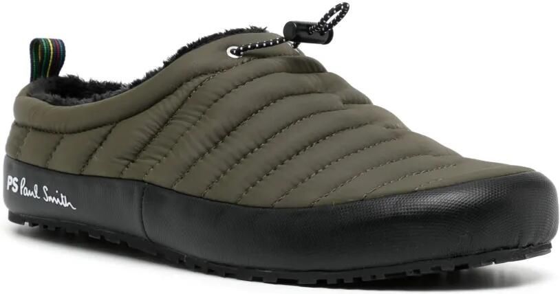 PS Paul Smith Larsen gewatteerde slippers Groen - Foto 2