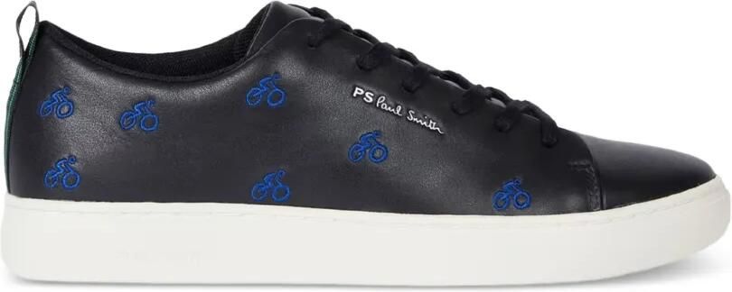 PS Paul Smith Lee Ricamo Biciclette sneakers Zwart