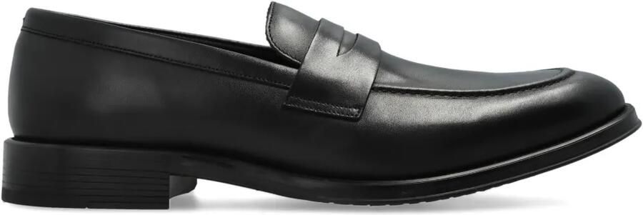 PS Paul Smith Leren loafers Zwart