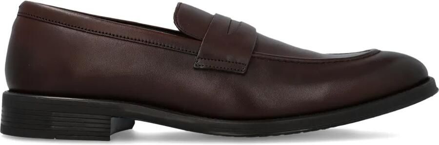 PS Paul Smith Leren penny loafers Bruin