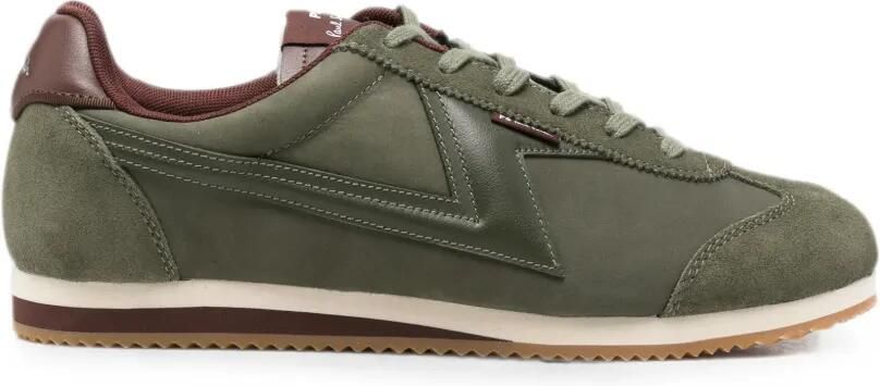 PS Paul Smith Leren sneakers met vlakken Groen
