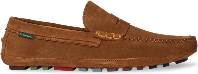 PS Paul Smith Loafers met stiksel afwerking Bruin