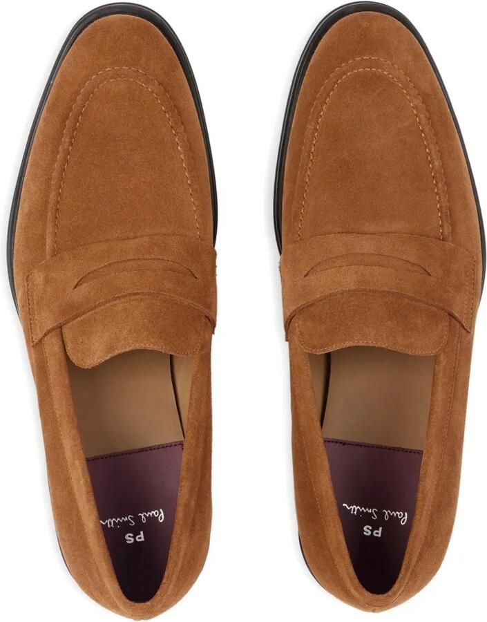 PS Paul Smith Loafers met suède vlakken Bruin - Foto 2