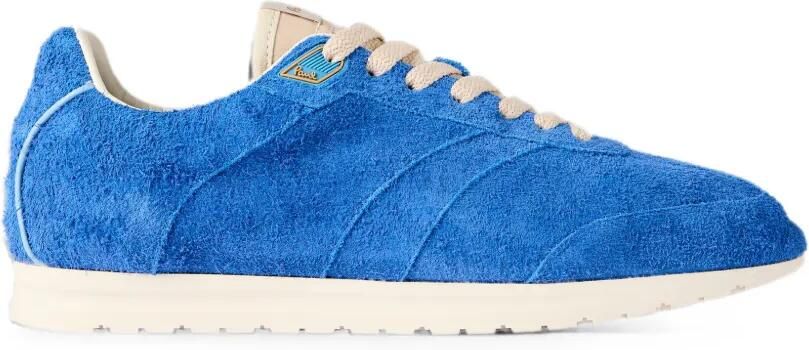 PS Paul Smith Minky suède sneakers met vlakken Blauw