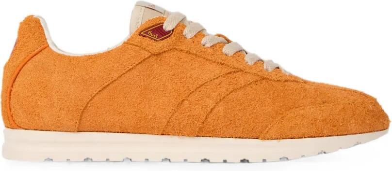 PS Paul Smith Minky suède sneakers met vlakken Oranje