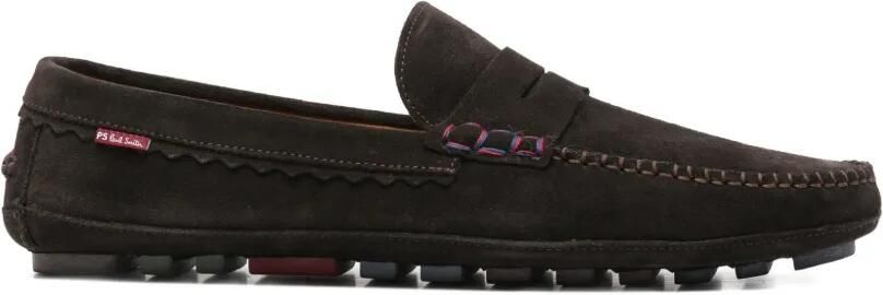 PS Paul Smith Penny loafers met stiksels Bruin