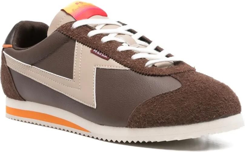 PS Paul Smith Sneakers met logopatch Bruin - Foto 2