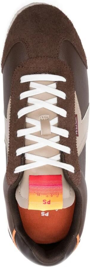 PS Paul Smith Sneakers met logopatch Bruin - Foto 4