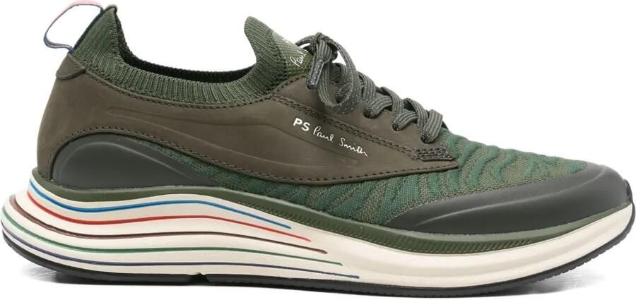 PS Paul Smith Sneakers met logoprint Groen
