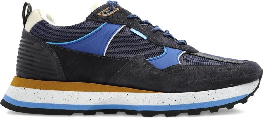 PS Paul Smith Sneakers met suède vlakken Blauw