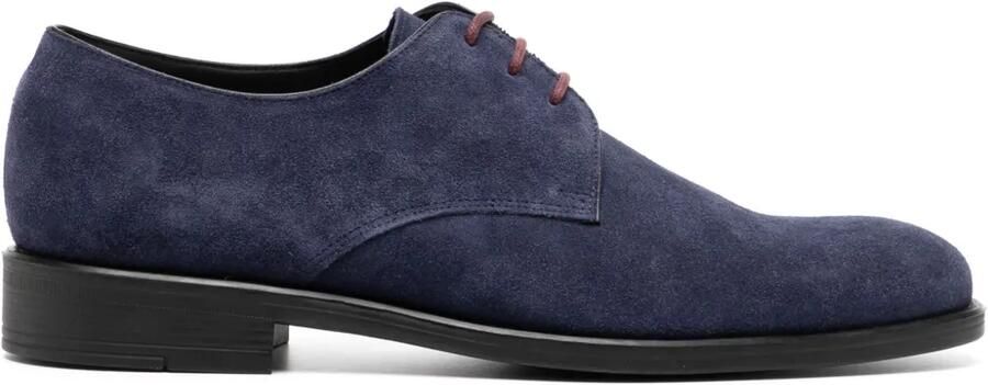 PS Paul Smith Suède 'Bayard' derby schoenen Blauw
