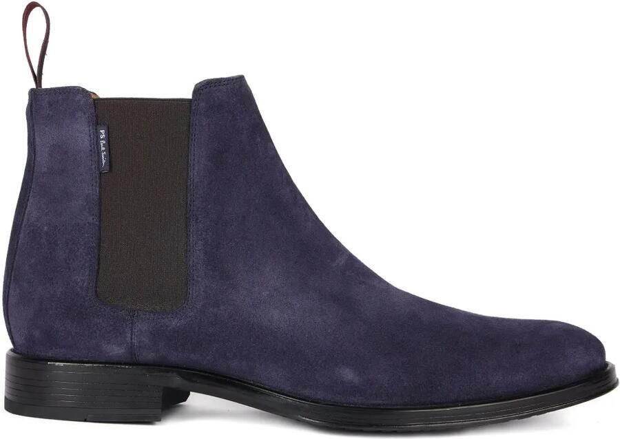 PS Paul Smith Suède Chelsea laarzen met elastische vlakken Blauw