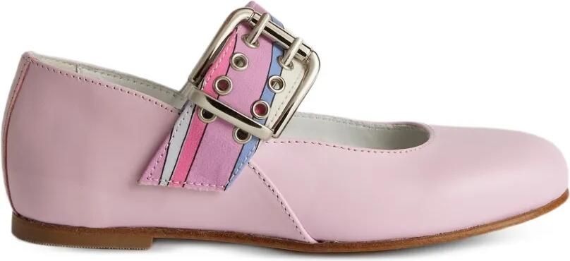 PUCCI Junior Ballerina's met gespdetail Roze