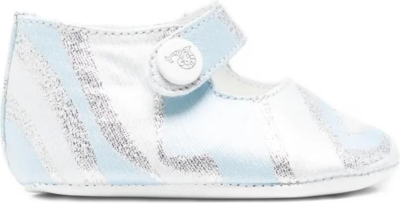 PUCCI Junior Ballerina's met Iride-print Blauw