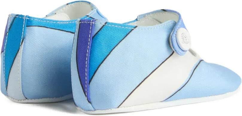 PUCCI Junior Ballerina's met Marmo-print Blauw