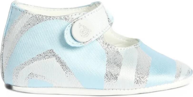 PUCCI Junior Labirinto ballerina's met print Blauw