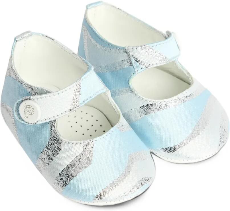 PUCCI Junior Labirinto ballerina's met print Blauw - Foto 3