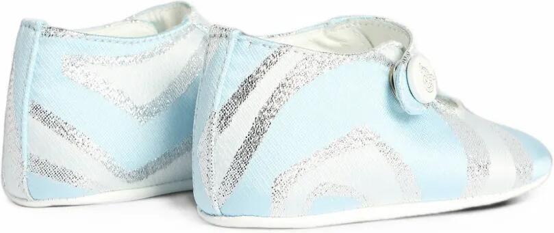PUCCI Junior Labirinto ballerina's met print Blauw - Foto 4