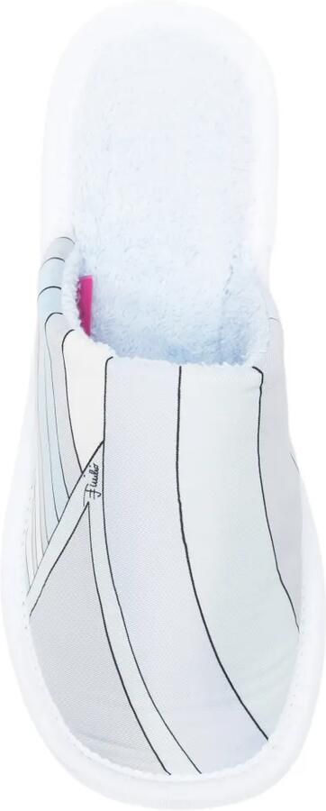 PUCCI Zijden slippers met Marmo-print Blauw - Foto 2