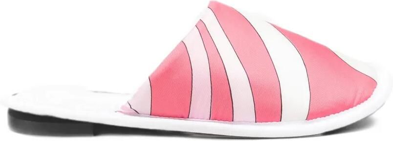 PUCCI Marmo-print slippers Roze