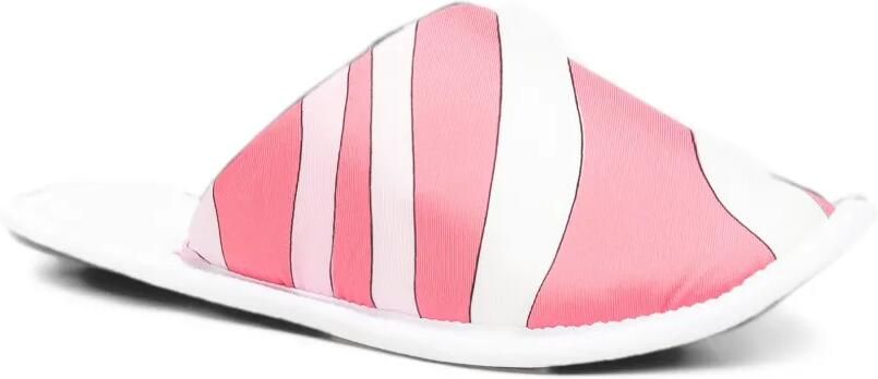 PUCCI Marmo-print slippers Roze - Foto 4