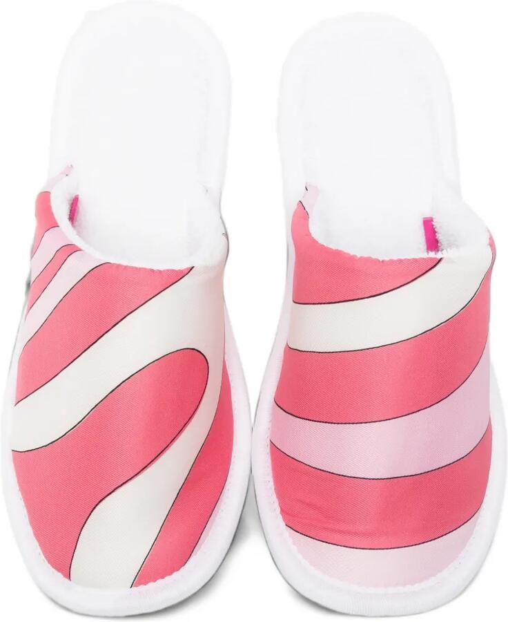 PUCCI Marmo-print slippers Roze - Foto 2