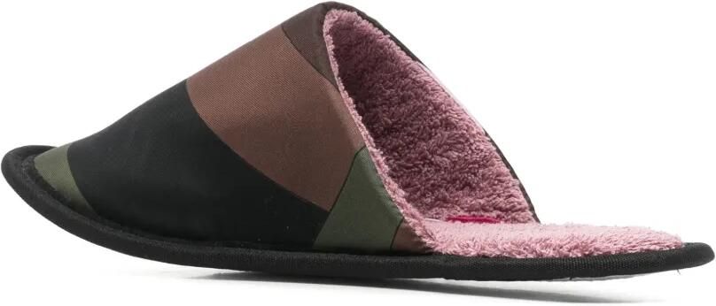 PUCCI Gondola gestreepte slippers Bruin - Foto 4