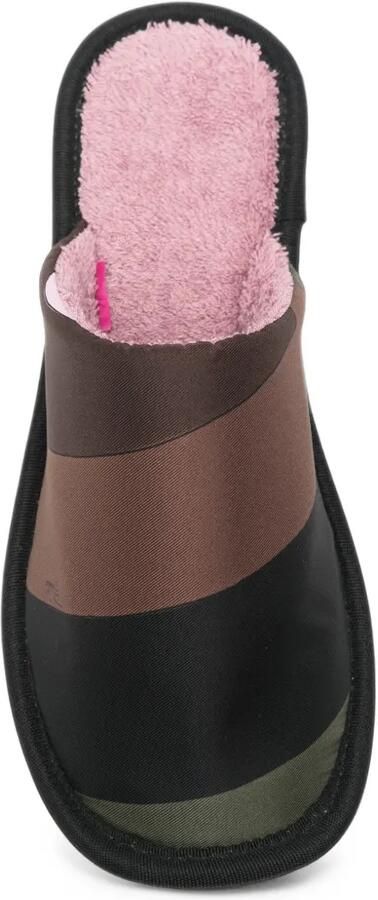 PUCCI Gondola gestreepte slippers Bruin - Foto 2