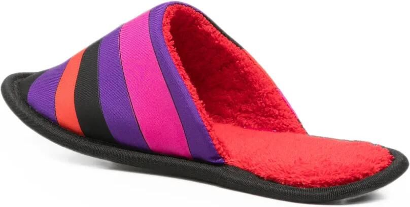 PUCCI striped slippers Paars - Foto 3