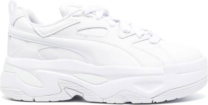 PUMA BLSTR Dresscode leren sneakers Wit