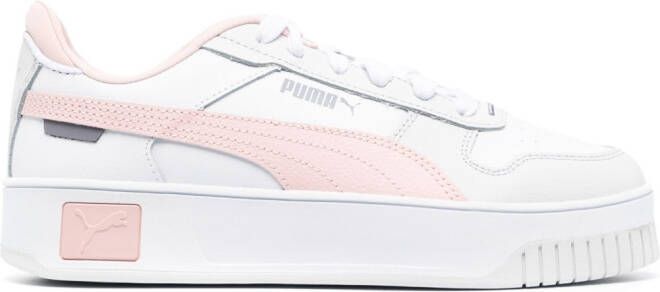 PUMA Carina sneakers met logoprint` Wit