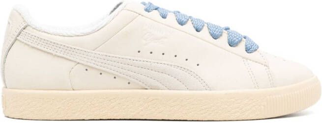 PUMA Clyde Basketball Nostalgia leather sneakers Beige
