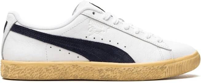 PUMA Clyde Vintage leren sneakers Wit