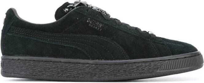 PUMA embellished lace-up sneakers Zwart