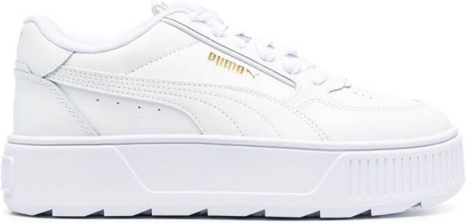 PUMA Karmen Rebelle geperforeerde sneakers Wit