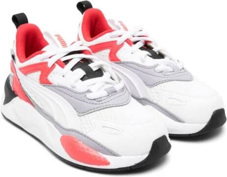 Puma Kids RS-X Efekt sneakers met vlakken Wit