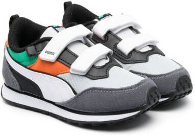 Puma Kids Sneakers met klittenband Grijs