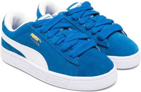 Puma Kids XL suède sneakers Blauw