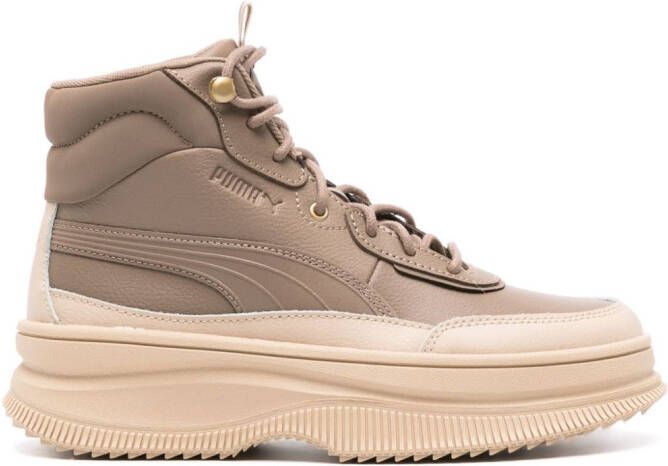 PUMA Laarzen met plateauzool Beige