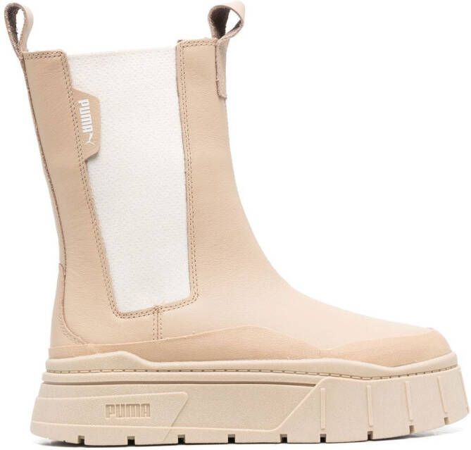 PUMA Mayve Stack Chelsea laarzen Beige