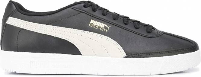 PUMA Oslo City leren sneakers Zwart