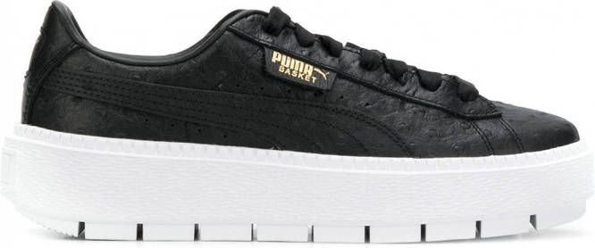 PUMA platform trace ostrich sneakers Zwart