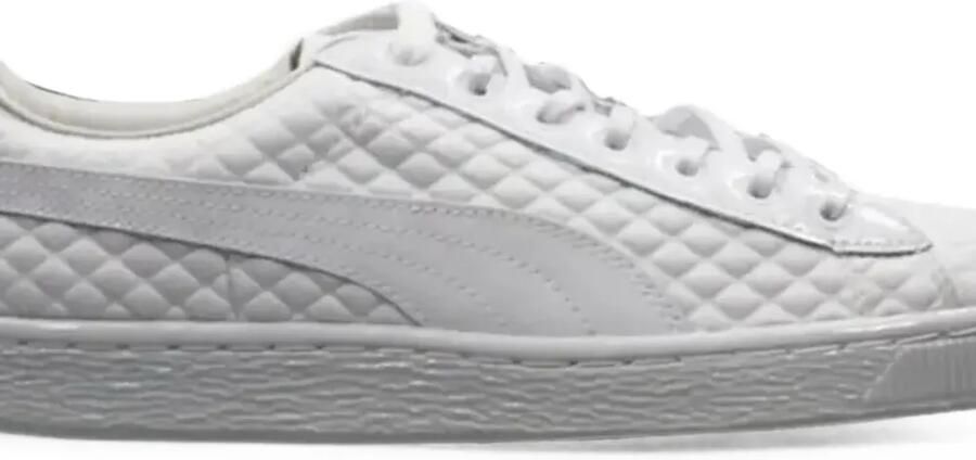 PUMA Basket gewatteerde low-top sneakers Wit