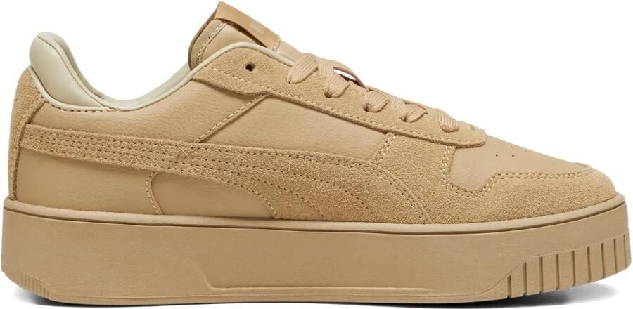 PUMA Carina Street SD sneakers met plateauzool Beige