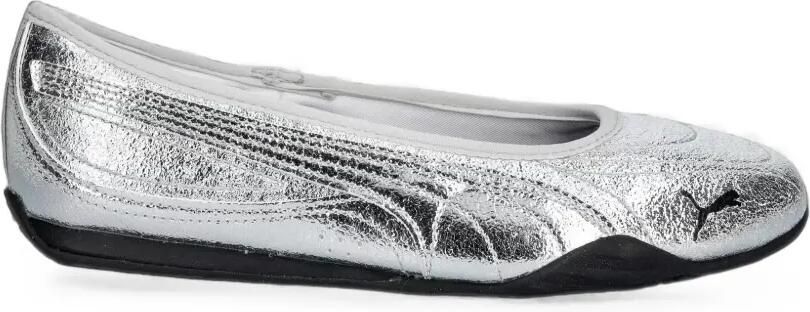 PUMA Catch Metallic Whisper ballerina's met metallic-effect Zilver