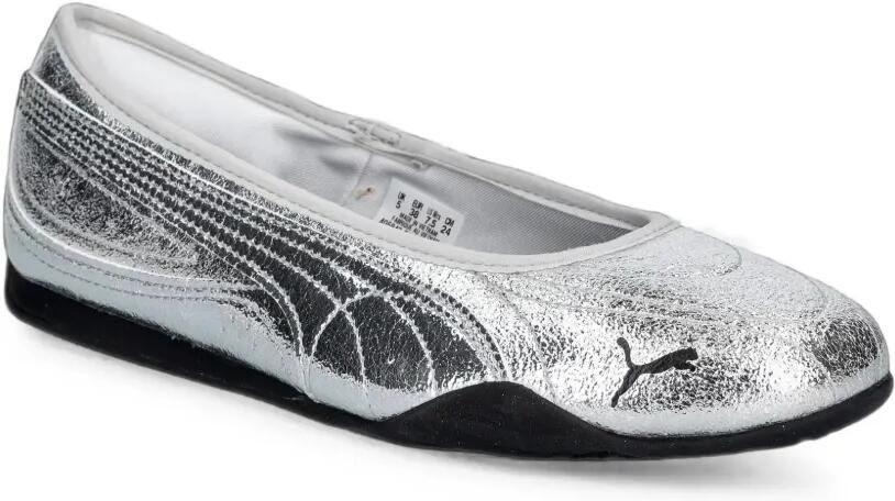 PUMA Catch Metallic Whisper ballerina's met metallic-effect Zilver - Foto 2