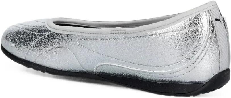PUMA Catch Metallic Whisper ballerina's met metallic-effect Zilver - Foto 4