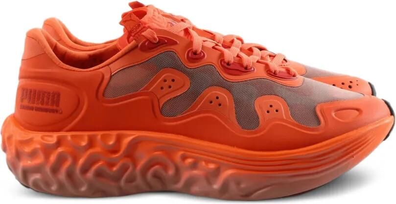 PUMA Chunky sneakers met mesh vlakken Oranje